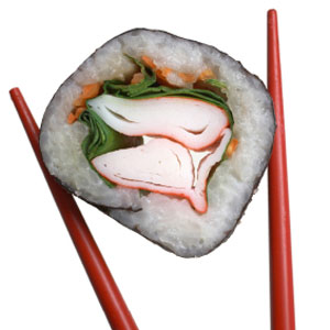 pollock - in sushi