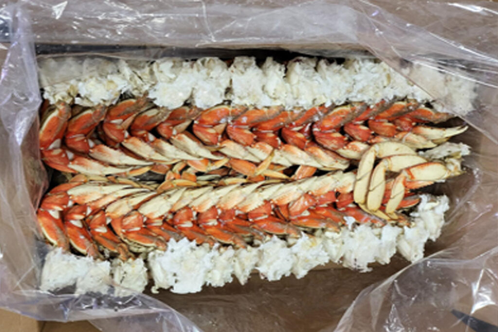 King Crab in a box